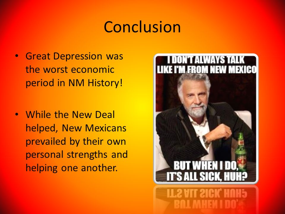 An analysis of the great depression as the worst economic slump ever in american history